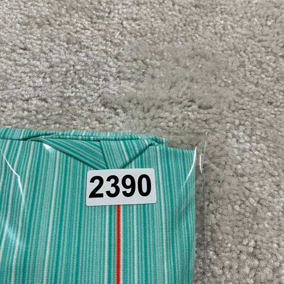 Puma Polo Shirt Mens XXL Blue Golf Dry Cell Striped Rickie Fowler Performance - Picture 9 of 9